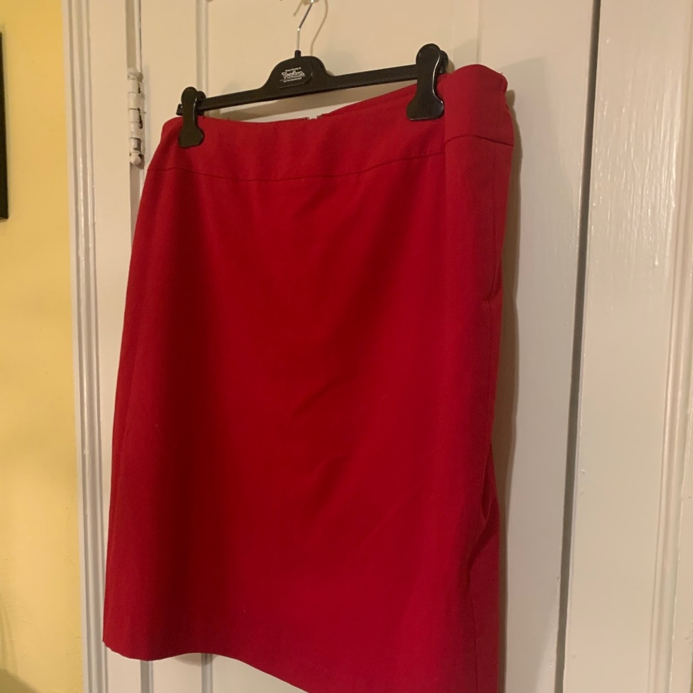 Red Nine West Skirt